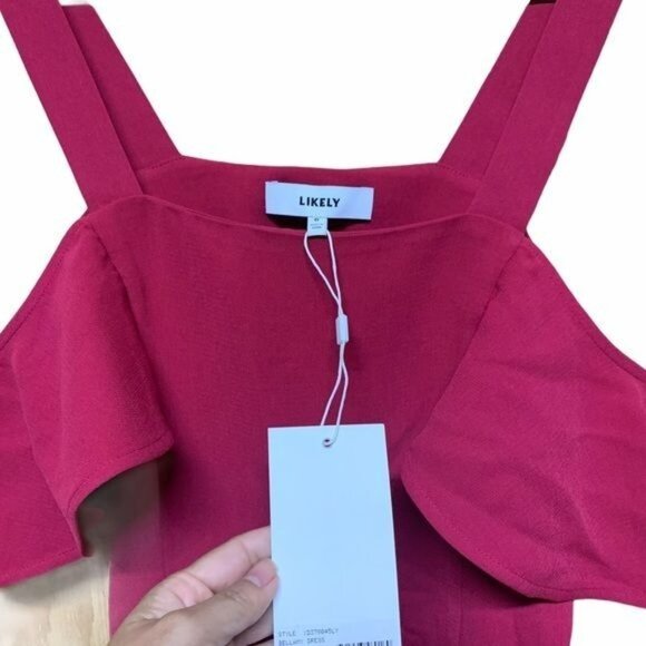 NWT Likely x Revolve Cold Mini Dress Size 0 Babydoll Y2K Preppy Tenniscore - Picture 4 of 6